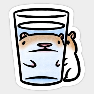 The water is wide Sticker